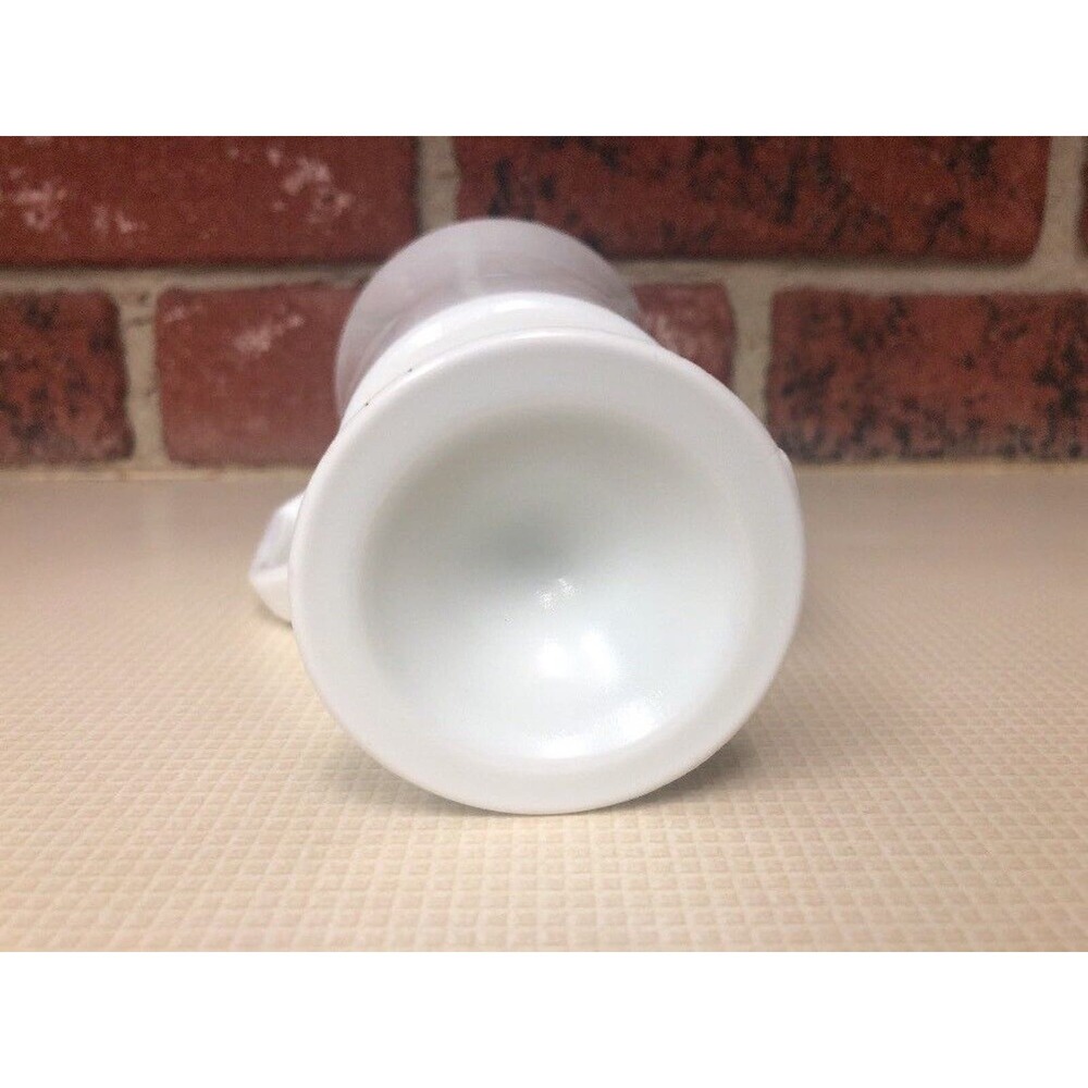 Pennsylvania Dutch Country Tall Pedestal Coffee Mug Souvenir Collectible White - Picture 7 of 7